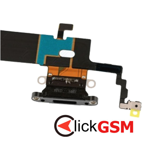 Piesa Piesa Modul Incarcare Cu Antena Microfon Si Mufa Incarcare Negru Apple Iphone X Gku