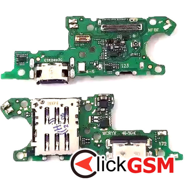 Piesa Modul Incarcare Cu Cititor Sim Microfon Si Mufa Incarcare Honor X9a 5g Arc