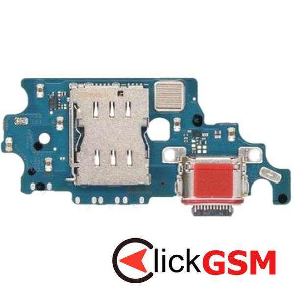 Piesa Modul Incarcare Cu Cititor Sim Si Microfon Samsung Galaxy S21.plus 5g 40n3
