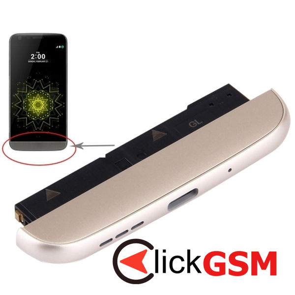 Piesa Modul Incarcare Cu Difuzor Microfon Si Mufa Incarcare Gold Lg G5 26qk