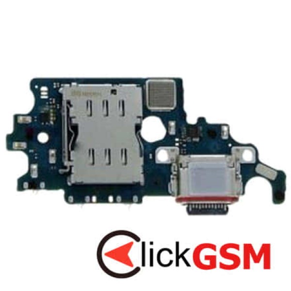 Piesa Modul Incarcare Cu Microfon Cititor Sim Si Mufa Incarcare Samsung Galaxy S21 5g 11mm