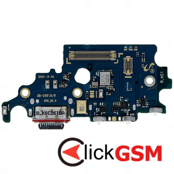 Piesa Piesa Modul Incarcare Cu Microfon Cititor Sim Si Mufa Incarcare Samsung Galaxy S21 5g Nzg