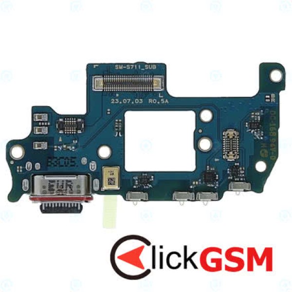 Piesa Modul Incarcare Cu Microfon Cititor Sim Si Mufa Incarcare Samsung Galaxy S23 Fe 3caj