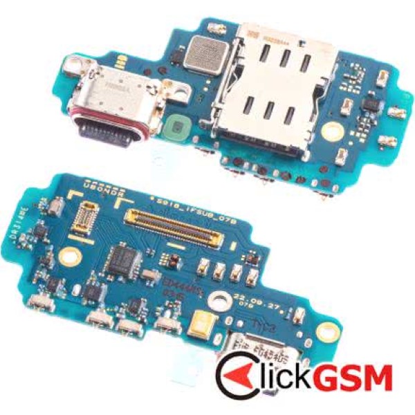 Piesa Piesa Modul Incarcare Cu Microfon Cititor Sim Si Mufa Incarcare Samsung Galaxy S23 Ultra 2xdc