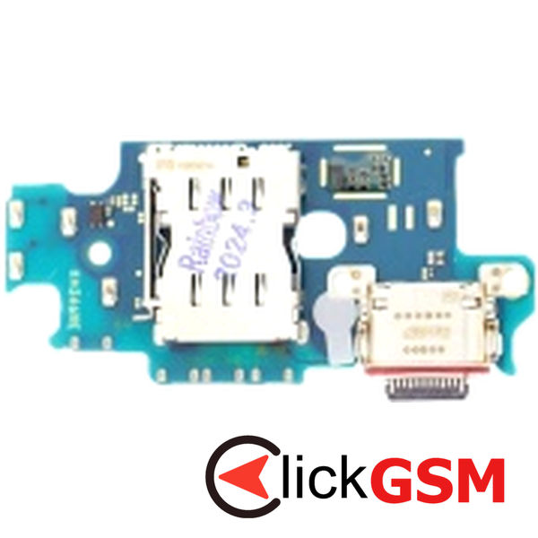 Piesa Modul Incarcare Cu Microfon Cititor Sim Si Mufa Incarcare Samsung Galaxy S24.plus Af9