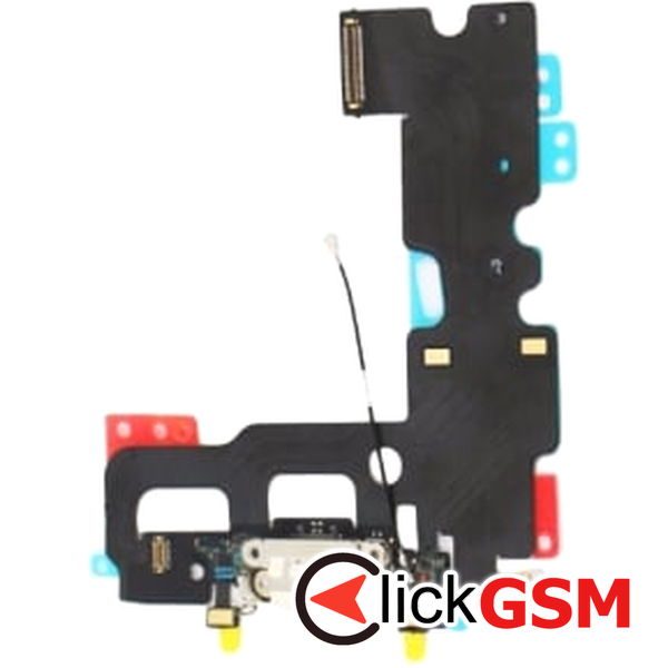 Piesa Modul Incarcare Cu Microfon Si Mufa Incarcare Alb Apple Iphone 7 2gvo