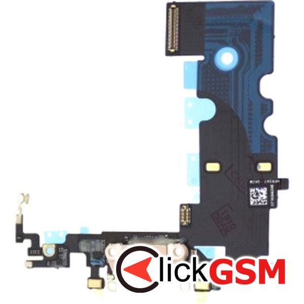 Piesa Piesa Modul Incarcare Cu Microfon Si Mufa Incarcare Auriu Apple Iphone 8 Aag