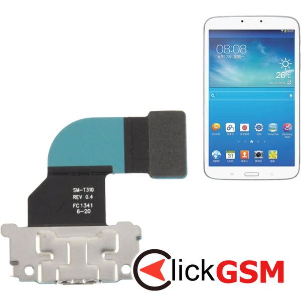 Piesa Piesa Modul Incarcare Cu Microfon Si Mufa Incarcare Samsung Galaxy Tab 3 8.0 4a64