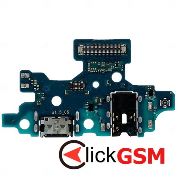 Piesa Piesa Modul Incarcare Cu Mufa Casti Microfon Si Mufa Incarcare Samsung Galaxy A41 Mz4