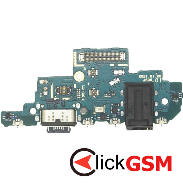 Piesa Piesa Modul Incarcare Cu Mufa Casti Microfon Si Mufa Incarcare Samsung Galaxy A52s 5g 1uoh