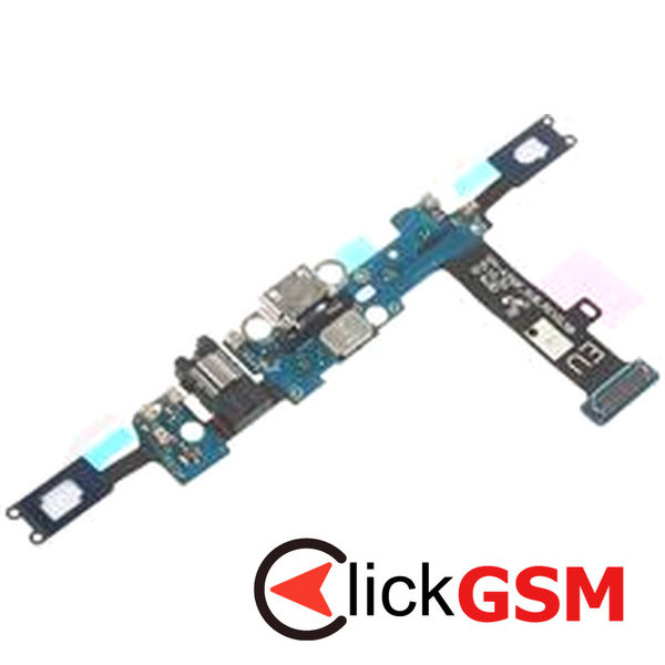 Piesa Modul Incarcare Cu Mufa Incarcare Si Microfon Black Samsung Galaxy A3 2017 53or