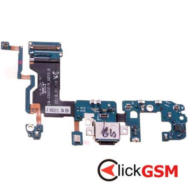 Piesa Piesa Modul Incarcare Cu Mufa Incarcare Type C Microfon Si Antena Samsung Galaxy S9.plus 1bk