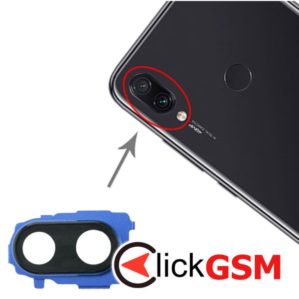 Piesa Ornament Camera Blue Xiaomi Redmi Note 7 Pro 1zhs