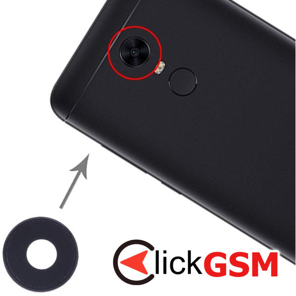 Piesa Ornament Camera Negru Xiaomi Redmi 5 Plus 1zid