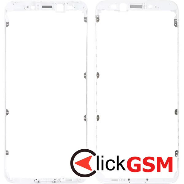 Piesa Rama Display Alb Xiaomi Mi A2 4wh0