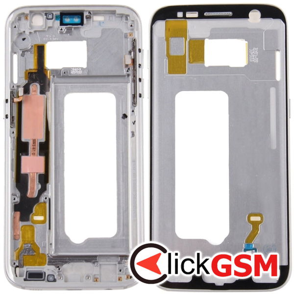 Piesa Rama Display Silver Samsung Galaxy S7 4e40