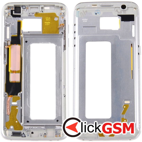 Piesa Rama Display Silver Samsung Galaxy S7 Edge 4e41