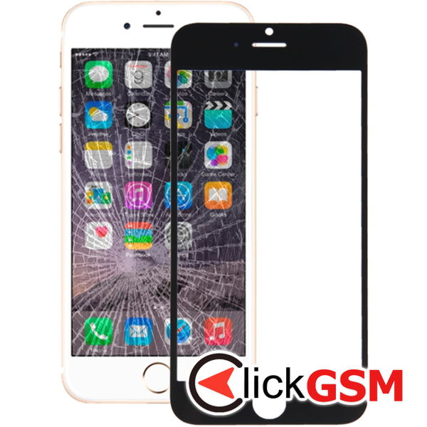 Piesa Sticla Black Apple Iphone 6 4ffn