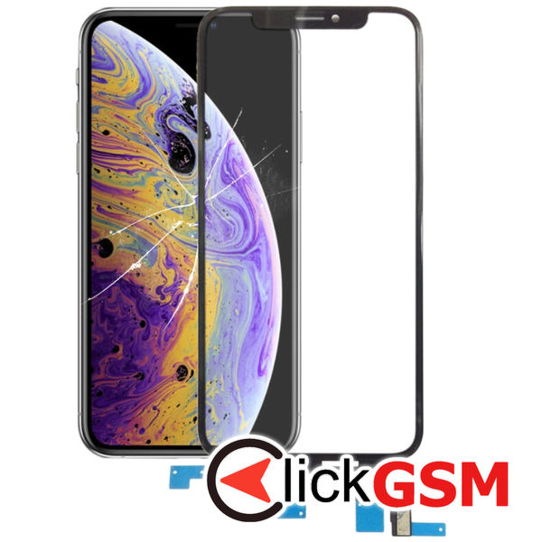 Piesa Sticla Black Apple Iphone Xs 4fog