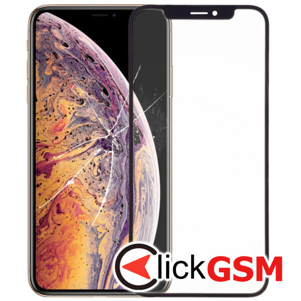 Piesa Sticla Black Apple Iphone Xs Max 4fr8