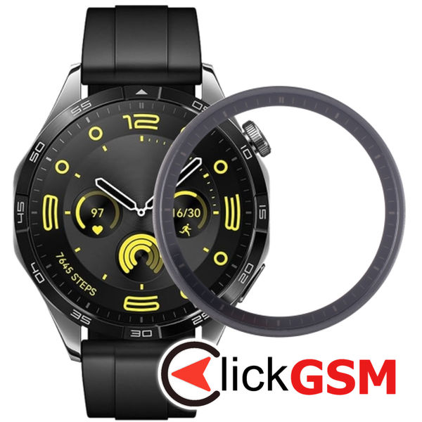 Piesa Piesa Sticla Black Huawei Watch Gt4 46mm 3fcn