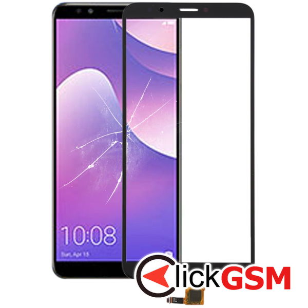 Piesa Sticla Black Huawei Y7 Pro 2018 49ex