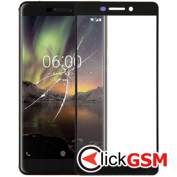 Piesa Sticla Black Nokia 6 2018 49gc