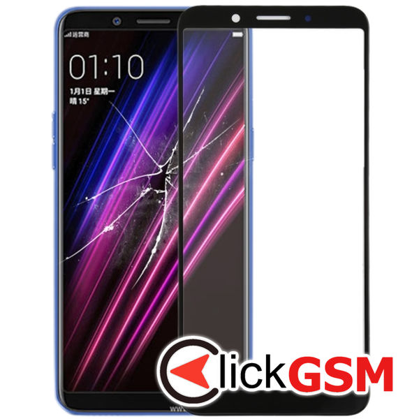 Piesa Sticla Black Oppo A1 1xo4