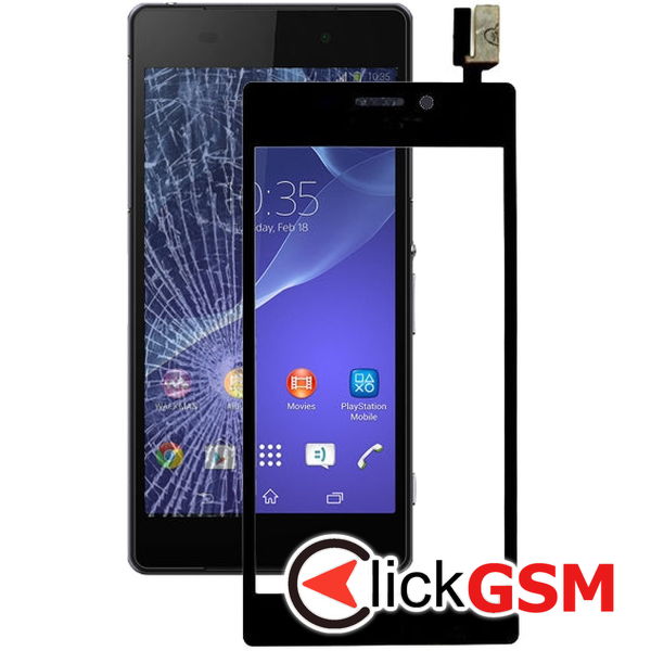 Piesa Sticla Black Sony Xperia M2 20bv