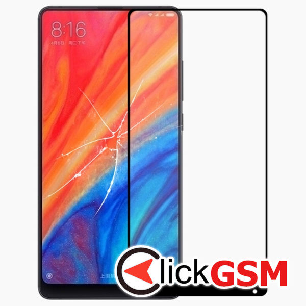 Piesa Piesa Sticla Black Xiaomi Mi Mix 2s 4p0v