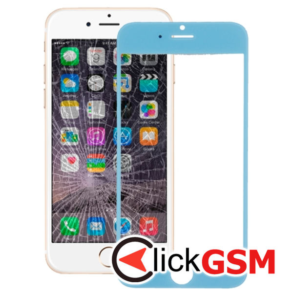 Piesa Sticla Blue Apple Iphone 6 4n04