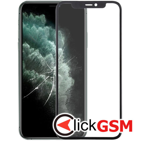 Piesa Sticla Cu Oca Black Apple Iphone 11 Pro 4gz6