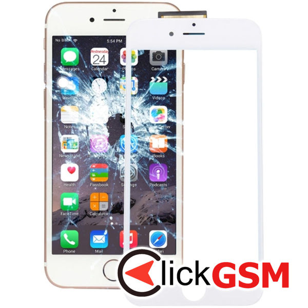 Piesa Sticla Cu Oca Black Apple Iphone 6s 4fln