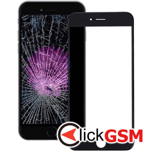 Piesa Sticla Cu Oca Black Apple Iphone 6s 4fny