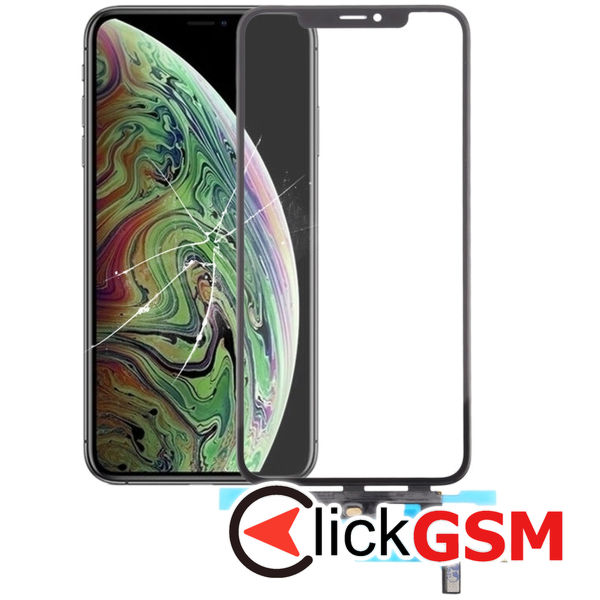 Piesa Sticla Cu Oca Black Apple Iphone Xs Max 4fq4