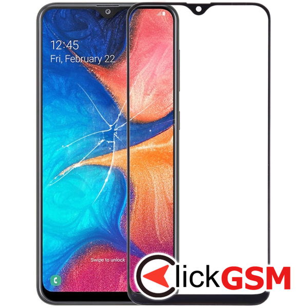 Piesa Sticla Cu Oca Black Samsung Galaxy A10e 4cps