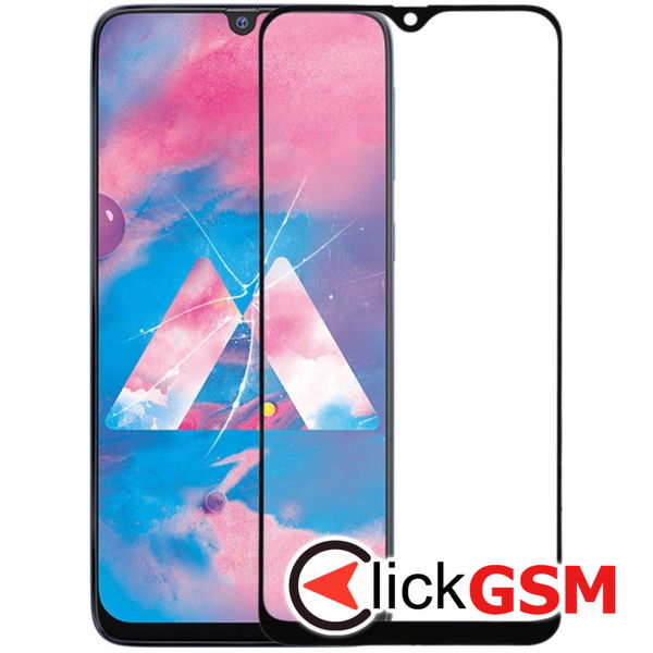 Piesa Sticla Cu Oca Black Samsung Galaxy A40s 4cge