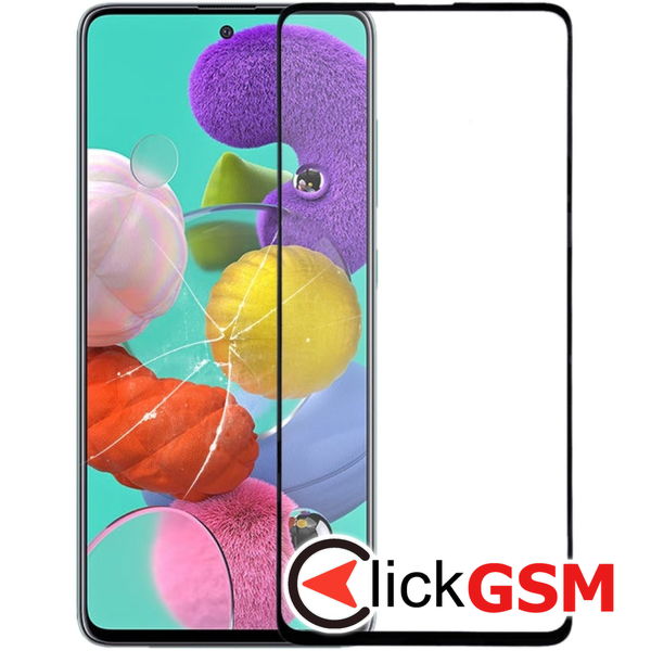 Piesa Sticla Cu Oca Black Samsung Galaxy A51 4ce4