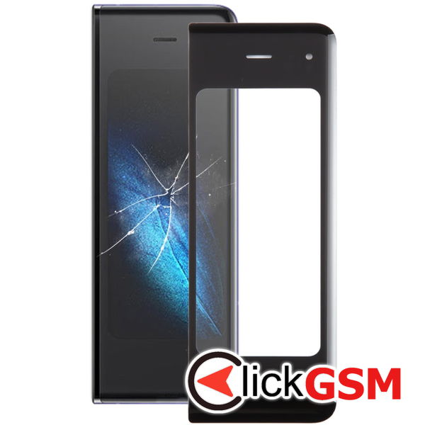 Piesa Sticla Cu Oca Black Samsung Galaxy Fold 4c42