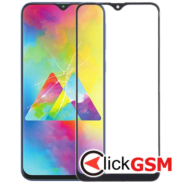 Piesa Sticla Cu Oca Black Samsung Galaxy M20 4dxd