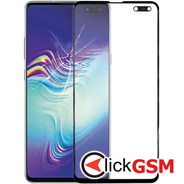 Piesa Sticla Cu Oca Black Samsung Galaxy S10 5g 4cqs