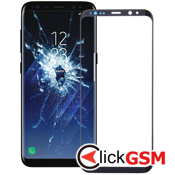 Piesa Sticla Cu Oca Black Samsung Galaxy S8 4cp6