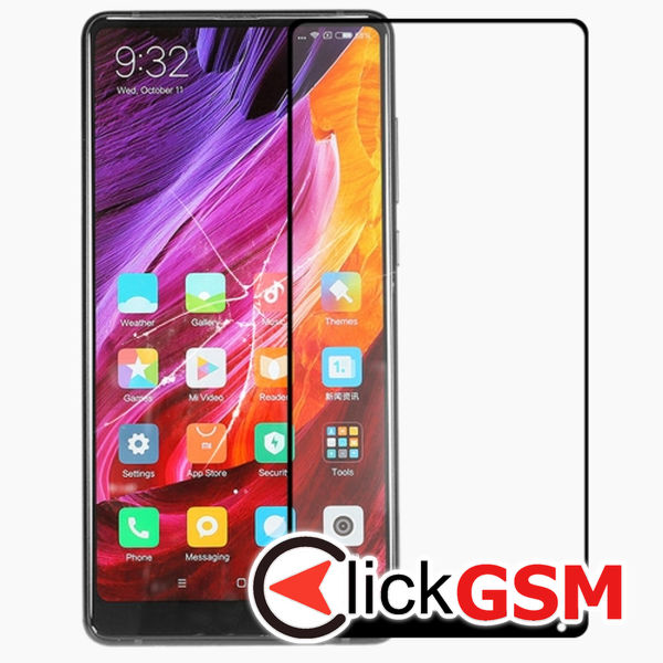 Piesa Piesa Sticla Cu Oca Black Xiaomi Mi Mix 2 1ye7