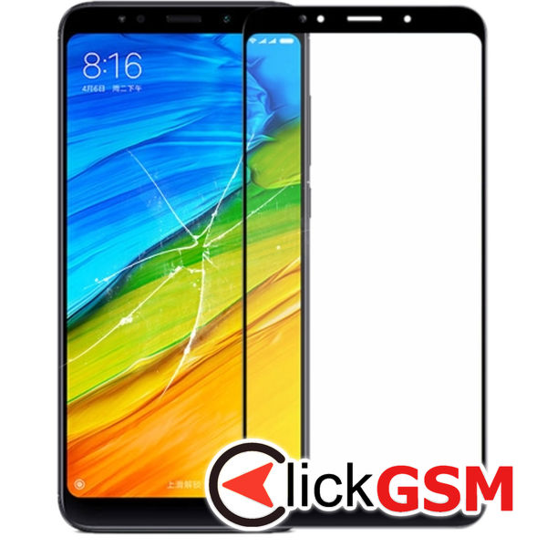 Piesa Sticla Cu Oca Black Xiaomi Redmi 5 Plus 1ye2