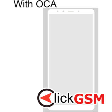 Sticla cu OCA White Xiaomi Mi 6X 1yef