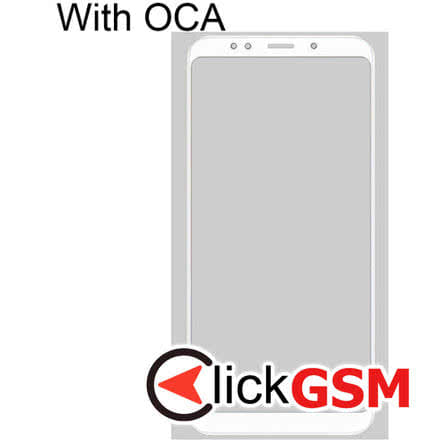 Sticla cu OCA White Xiaomi Redmi 5 Plus 1ye0