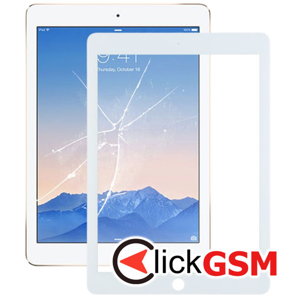 Piesa Sticla Cu Oca White Apple Ipad Air 2 1xfg