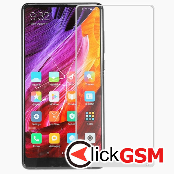 Piesa Sticla Cu Oca White Xiaomi Mi Mix 2 1ye6