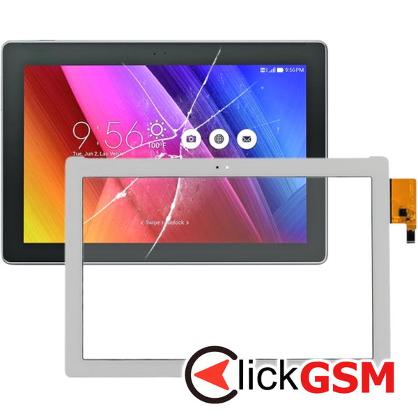 Piesa Sticla Cu Touchscreen Alb Asus Zenpad 10 256d