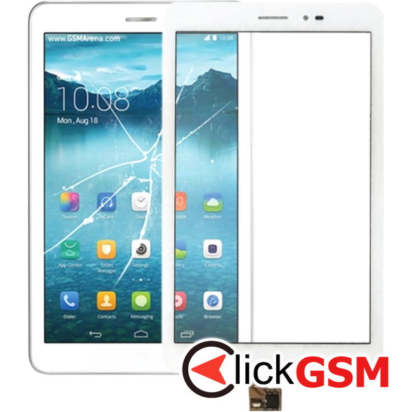 Piesa Sticla Cu Touchscreen Alb Huawei Mediapad T1 8.0 3a5